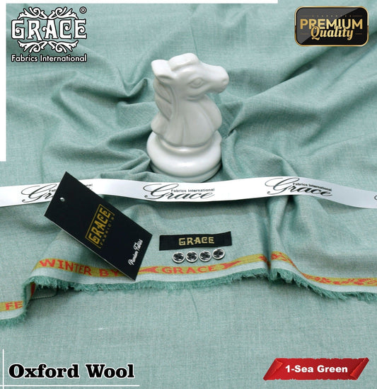 SPECIAL OXFORD WOOL SUITING BY GRACE FABRICS