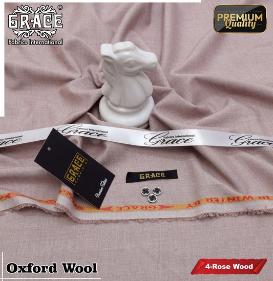 SPECIAL OXFORD WOOL SUITING BY GRACE FABRICS