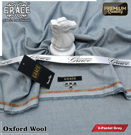 SPECIAL OXFORD WOOL SUITING BY GRACE FABRICS