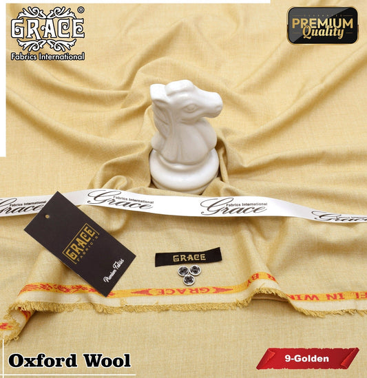 SPECIAL OXFORD WOOL SUITING BY GRACE FABRICS