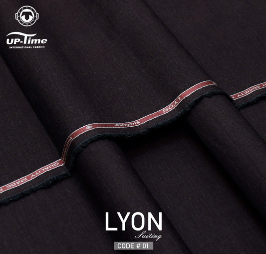 Lyon Suiting by Uptime ( Winter Collection ) BAREERA UMAR ARTS